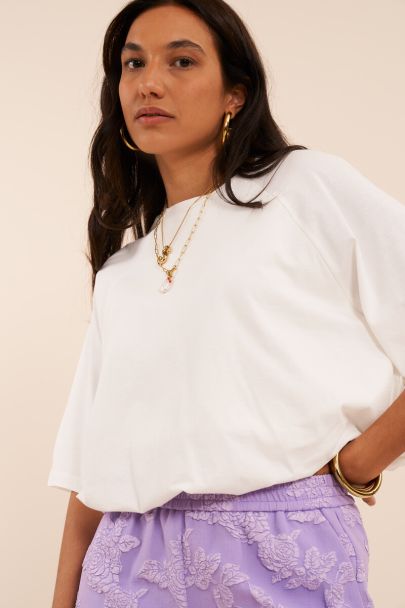 T-shirt ballon blanc 