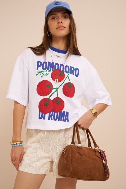 Wit T-shirt "Pomodoro di roma" 