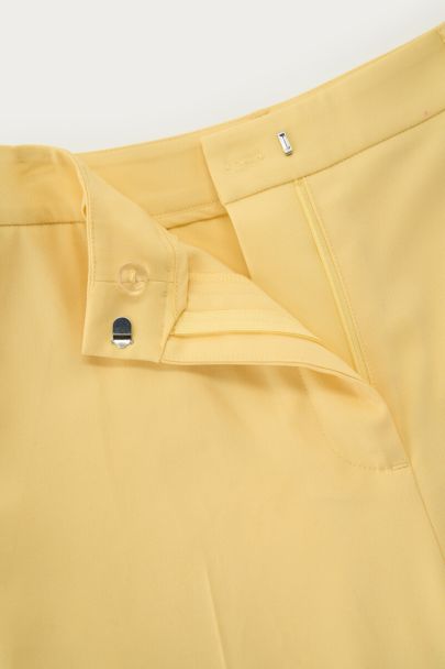 Pantalon large jaune basique