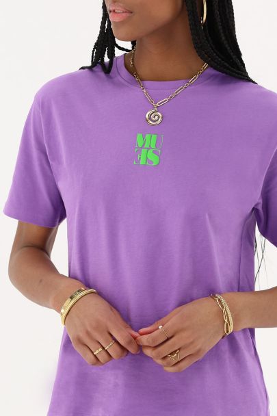Paars T-shirt "Muse"