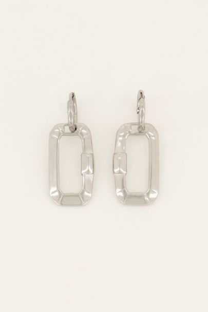 Shapes earrings small rectangle  
