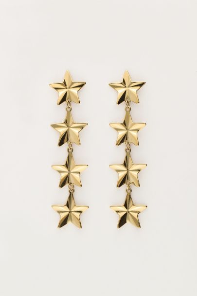 Boucles d'oreilles Starry avec étoiles