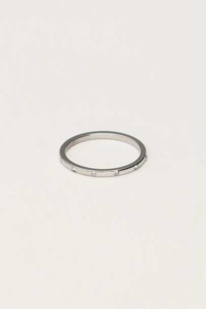 Starry ring met fijne strass