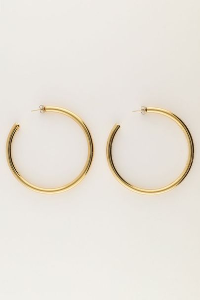 Bold große Statement-Ohrringe basic