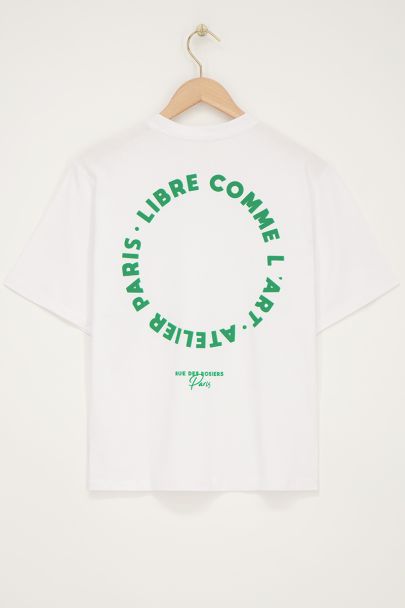 White T-shirt "Circle I'art"