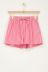 Pinke gestreifte Shorts