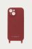 Burgunderrote Handyhülle aus Silikon