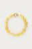 Hellgelbes Armband mit Perlen