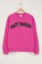 Rosafarbenes Sweatshirt "Haut marais"