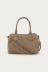 Taupefarbene Wildleder-Tasche 