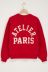 Rotes Sweatshirt "Atelier paris"