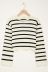 Gestreiftes Oberteil mit weiten Ärmeln