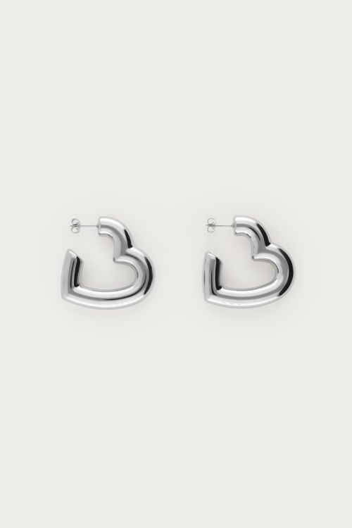 Statement earrings medium heart | My Jewellery