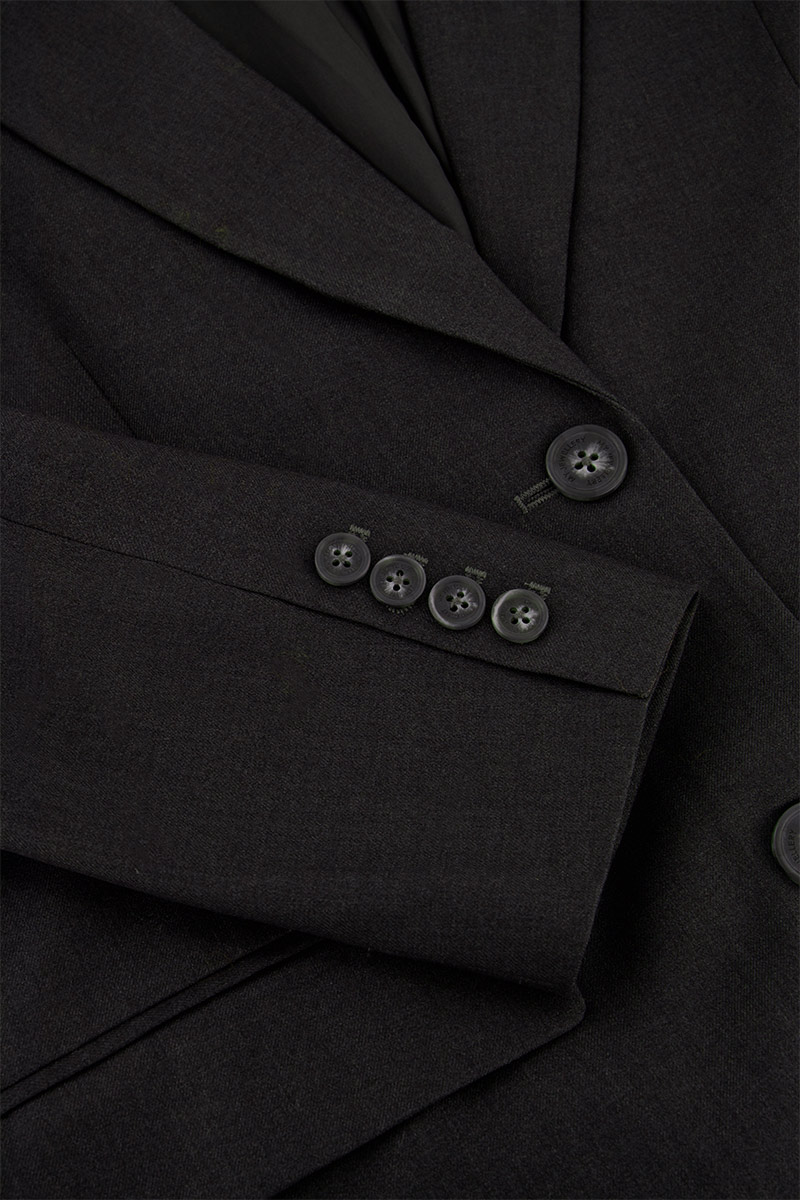 Dark grey blazer with pockets & buttons | My Jewellery