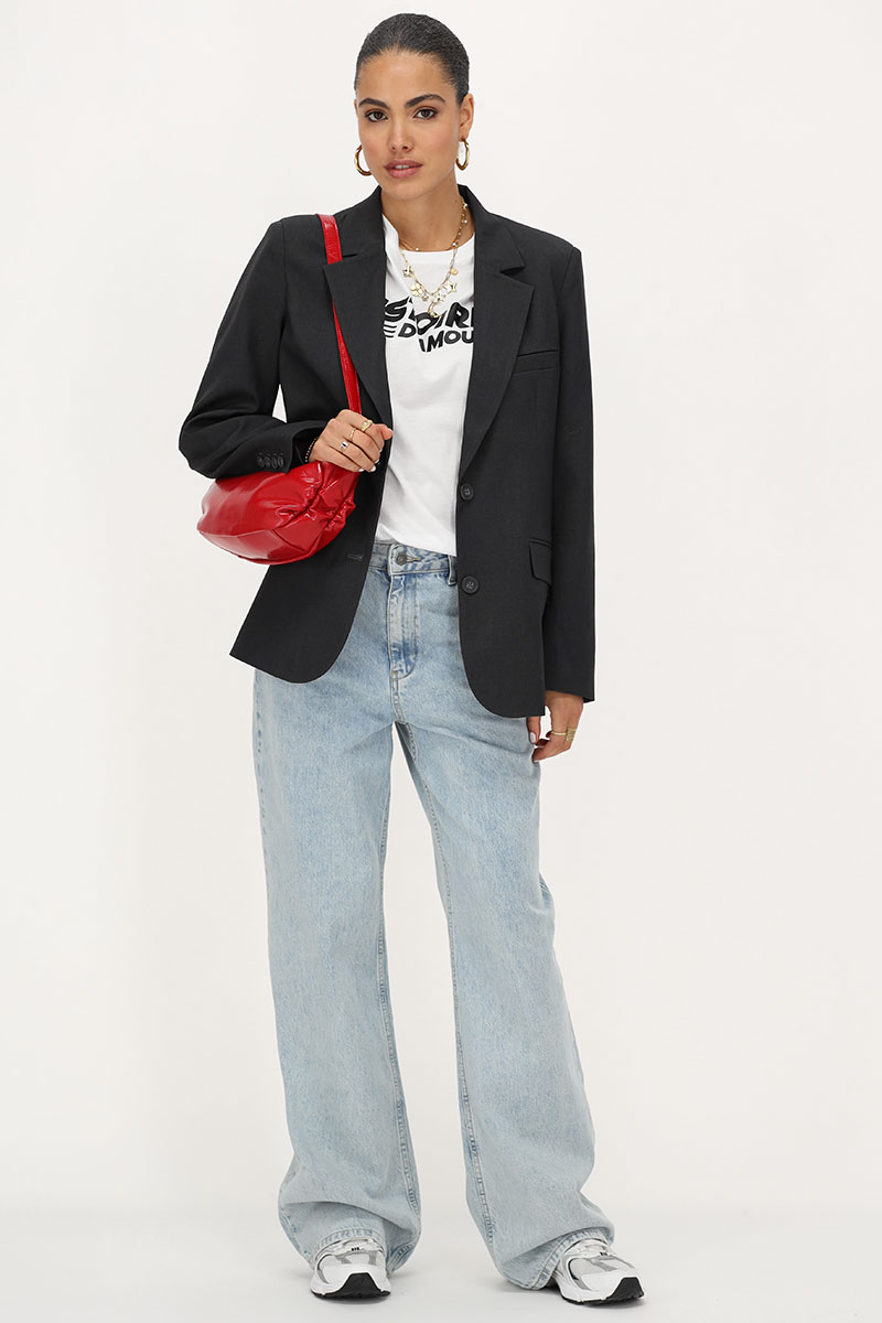 Dark grey blazer with pockets & buttons | My Jewellery