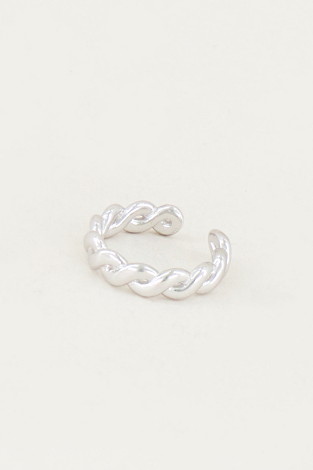 Ear cuff braided print