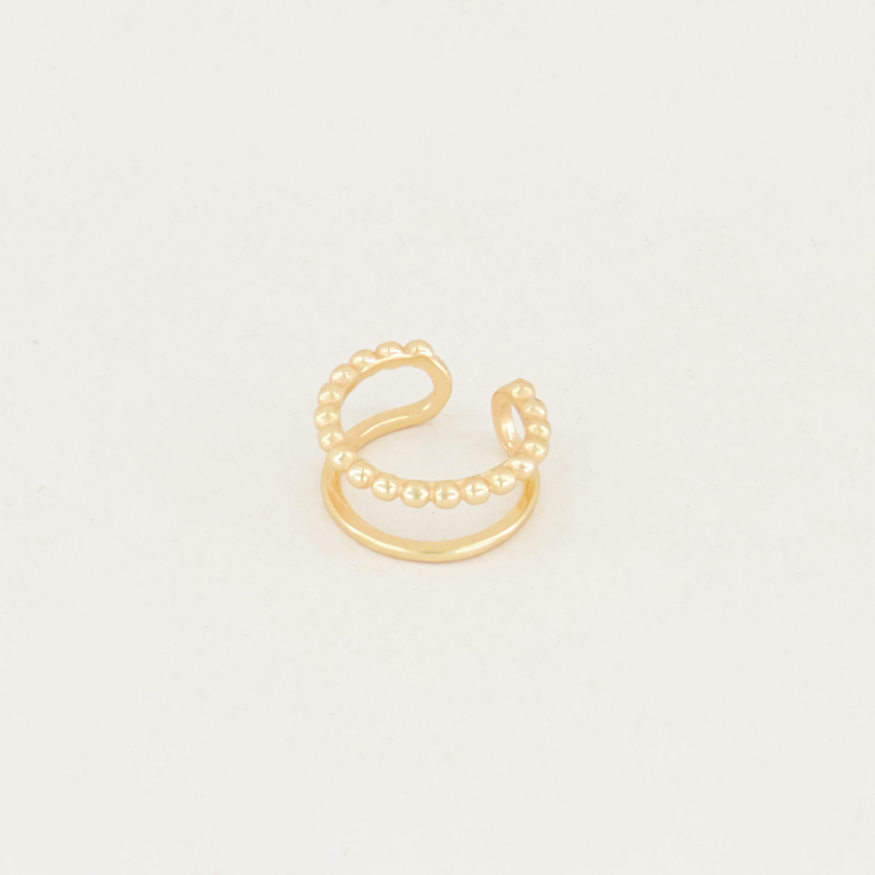 Ear cuff dubbele ring