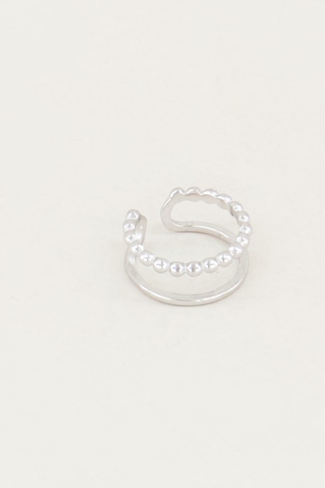 Ear cuff double ring