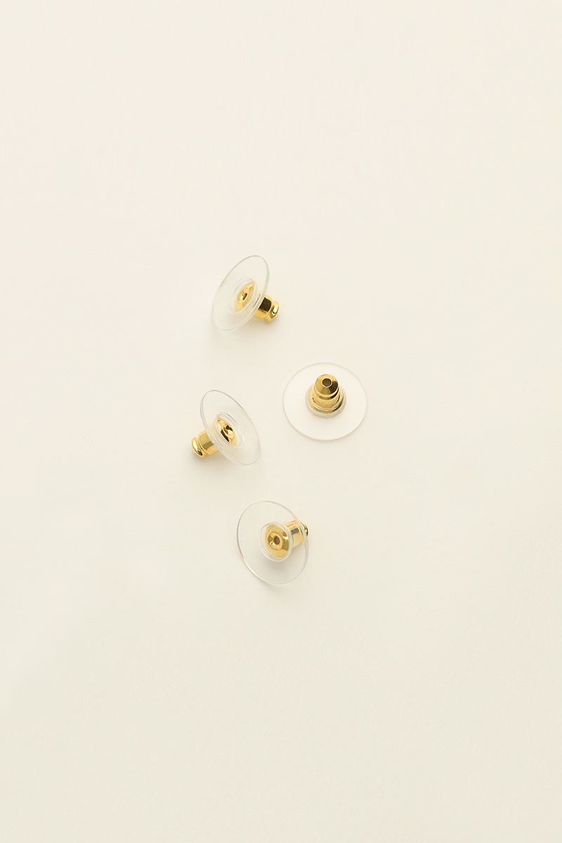 Earring backs four pieces plastic | My Jewellery