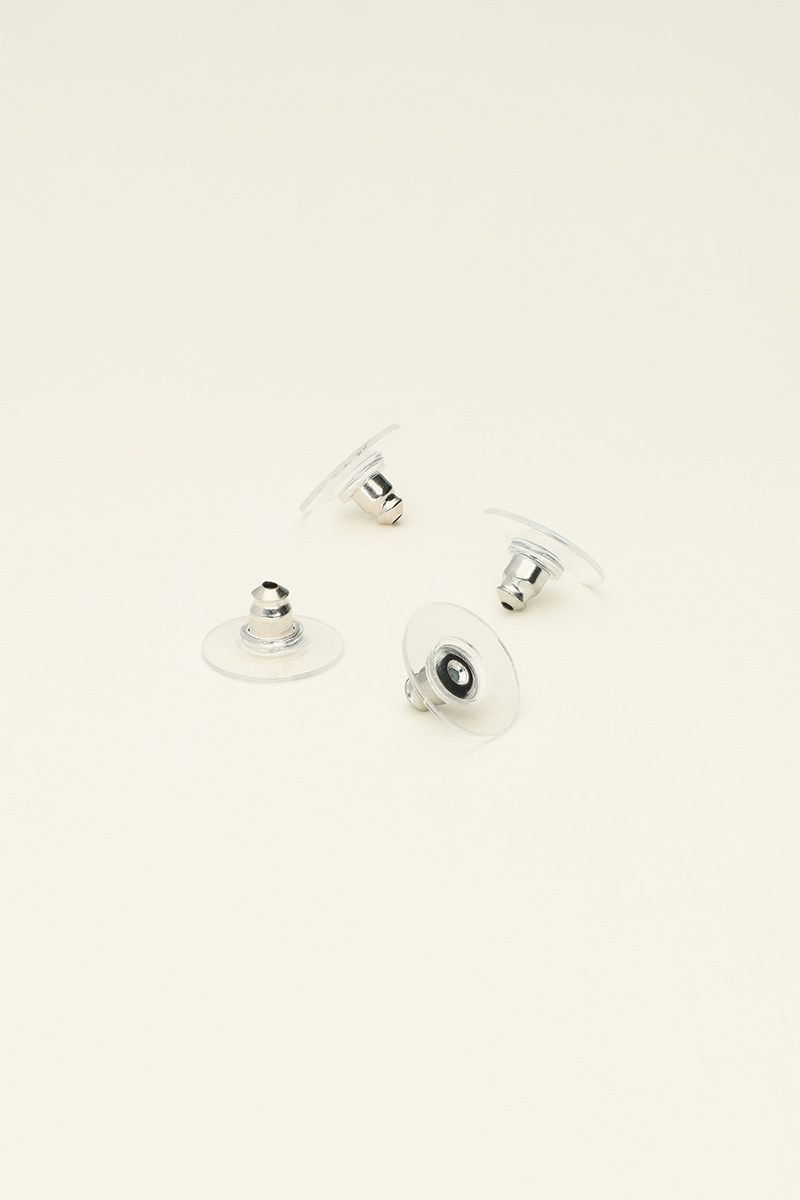 Earring backs four pieces plastic | My Jewellery
