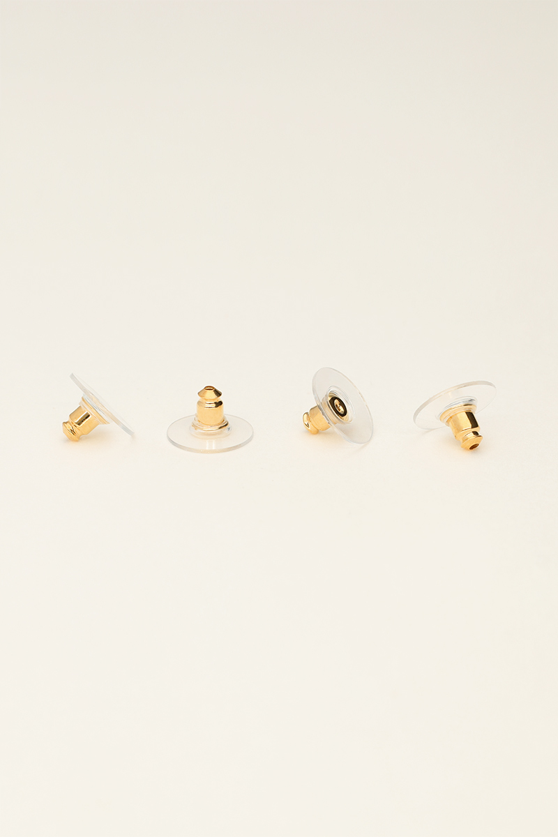 Earring backs four pieces plastic | My Jewellery