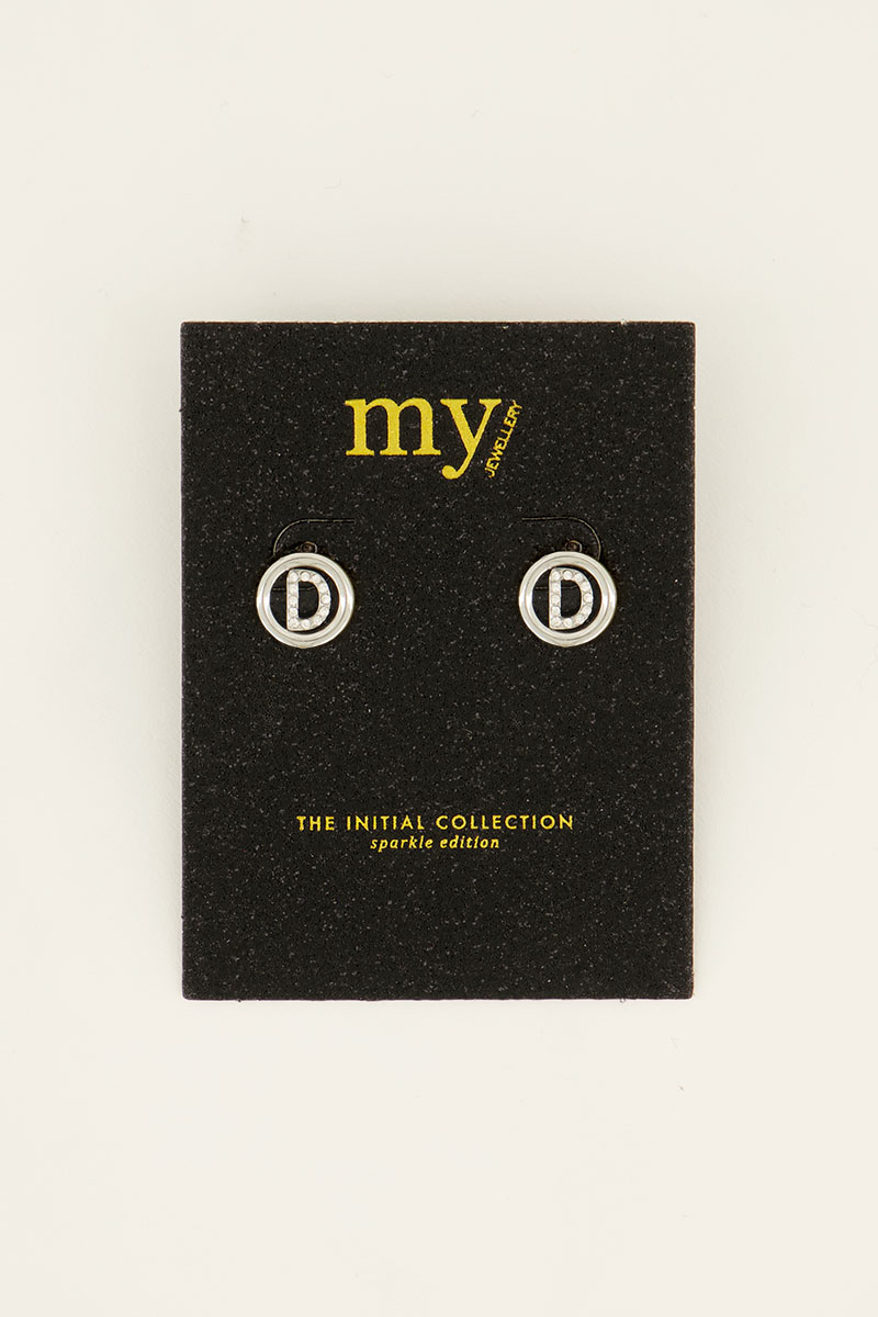 Ohrstecker Mit Strass-Buchstaben | My Jewellery