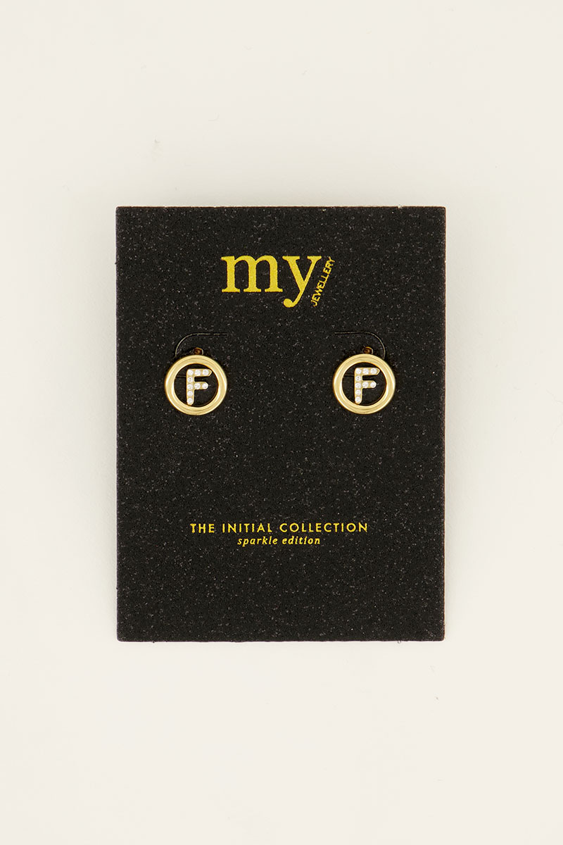 Ohrstecker Mit Strass-Buchstaben | My Jewellery