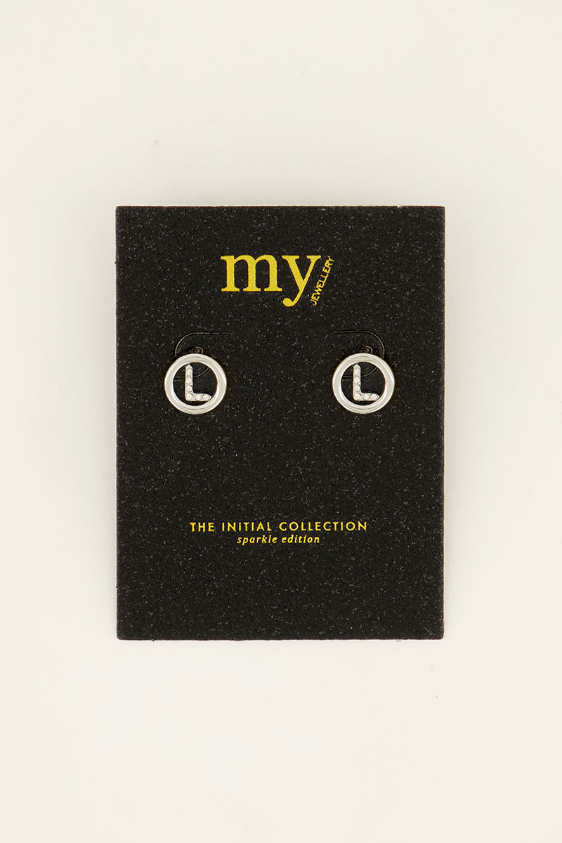 Ohrstecker Mit Strass-Buchstaben | My Jewellery