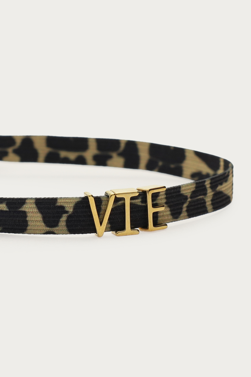 Elastic bracelet with leopard print | My Jewellery