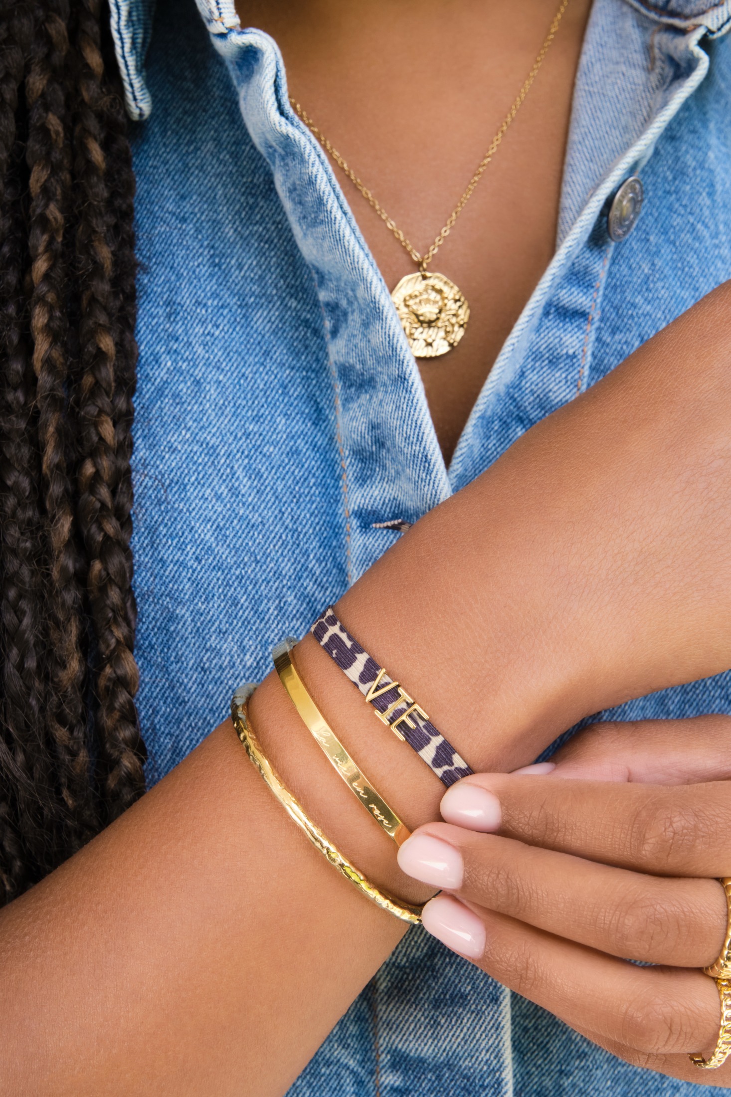Elastic bracelet with leopard print | My Jewellery