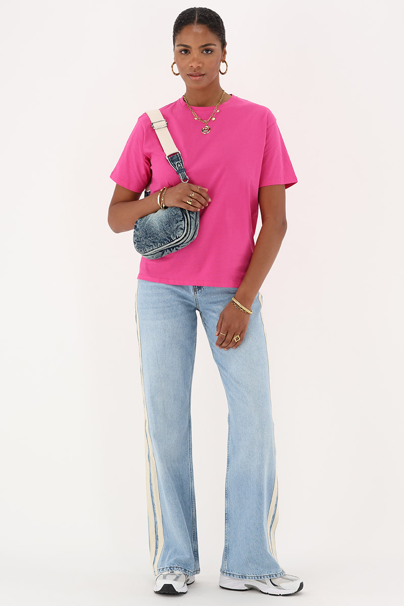 Fuchsia T-shirt "Don't look back" | My Jewellery