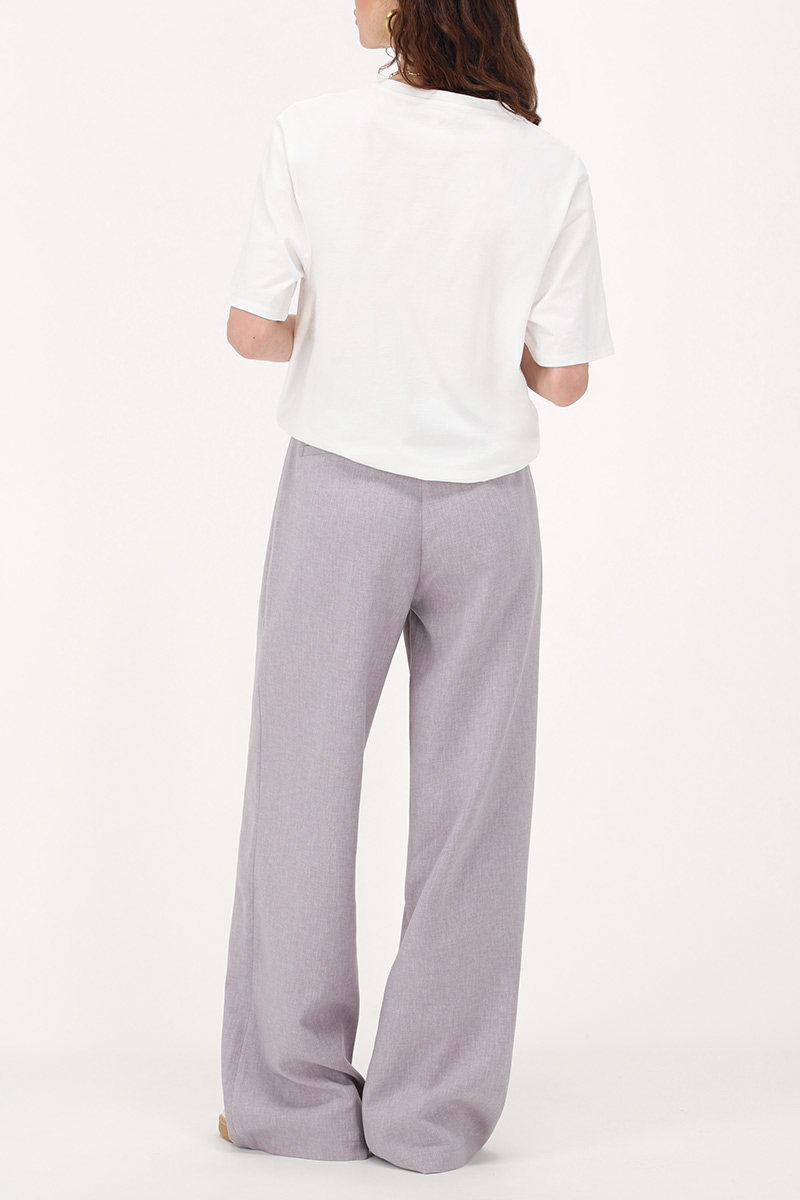 Grey trousers with pleats | My Jewellery