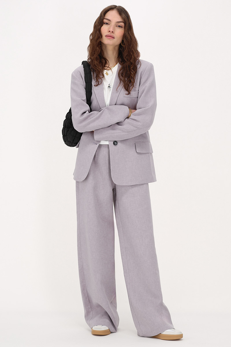 Grey trousers with pleats | My Jewellery