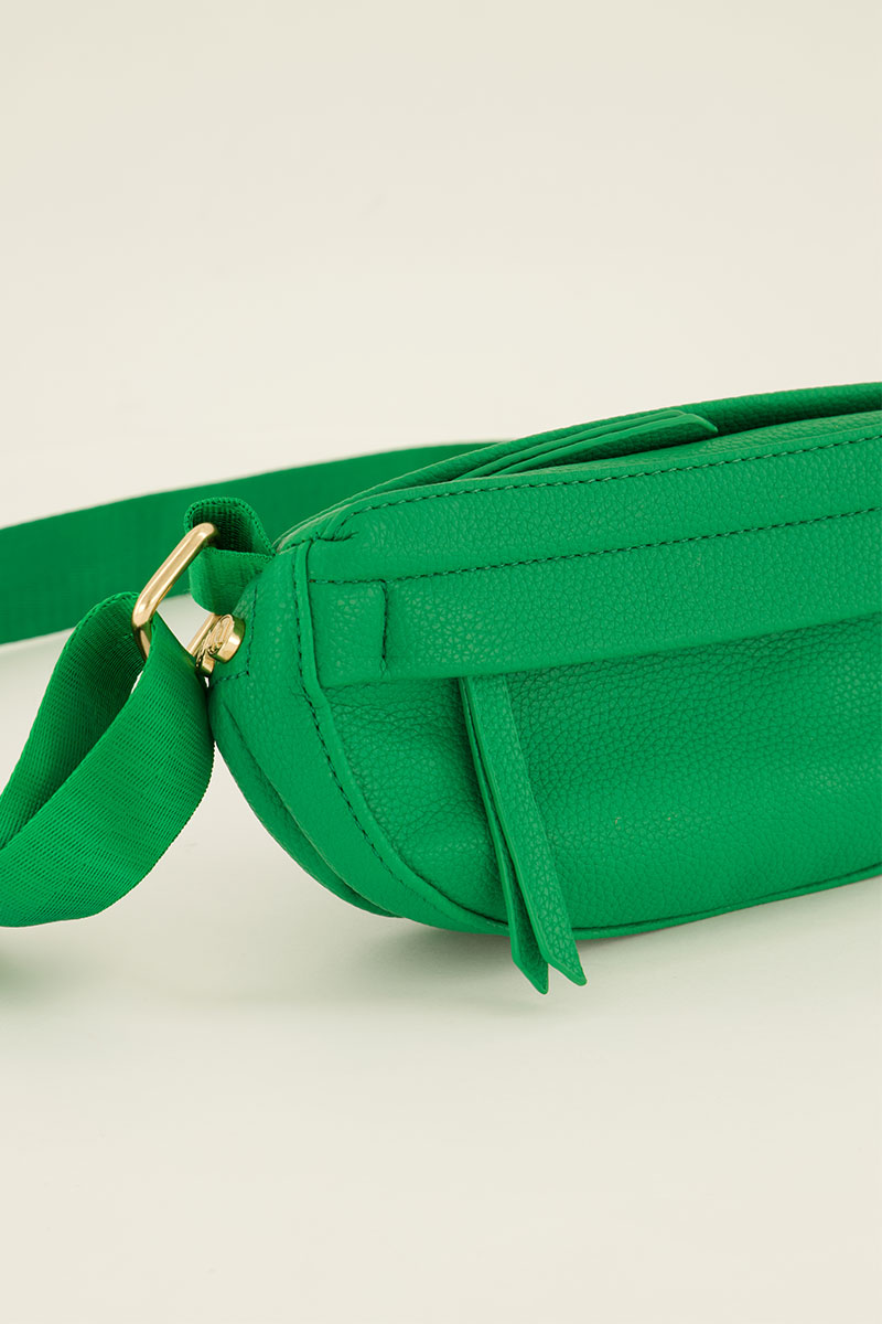 Green cross body bag with extra compartment | My Jewellery