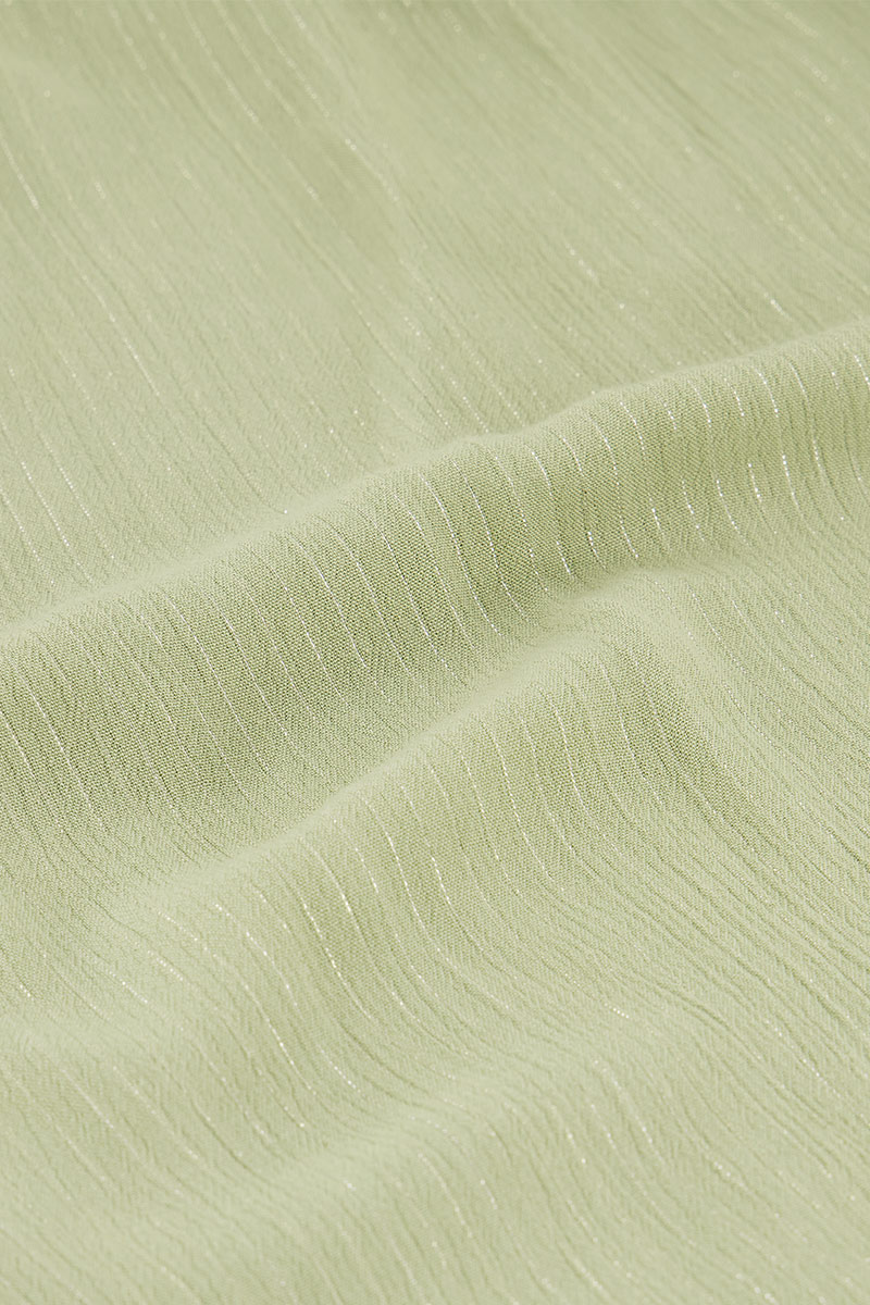 Green multiway top with lurex