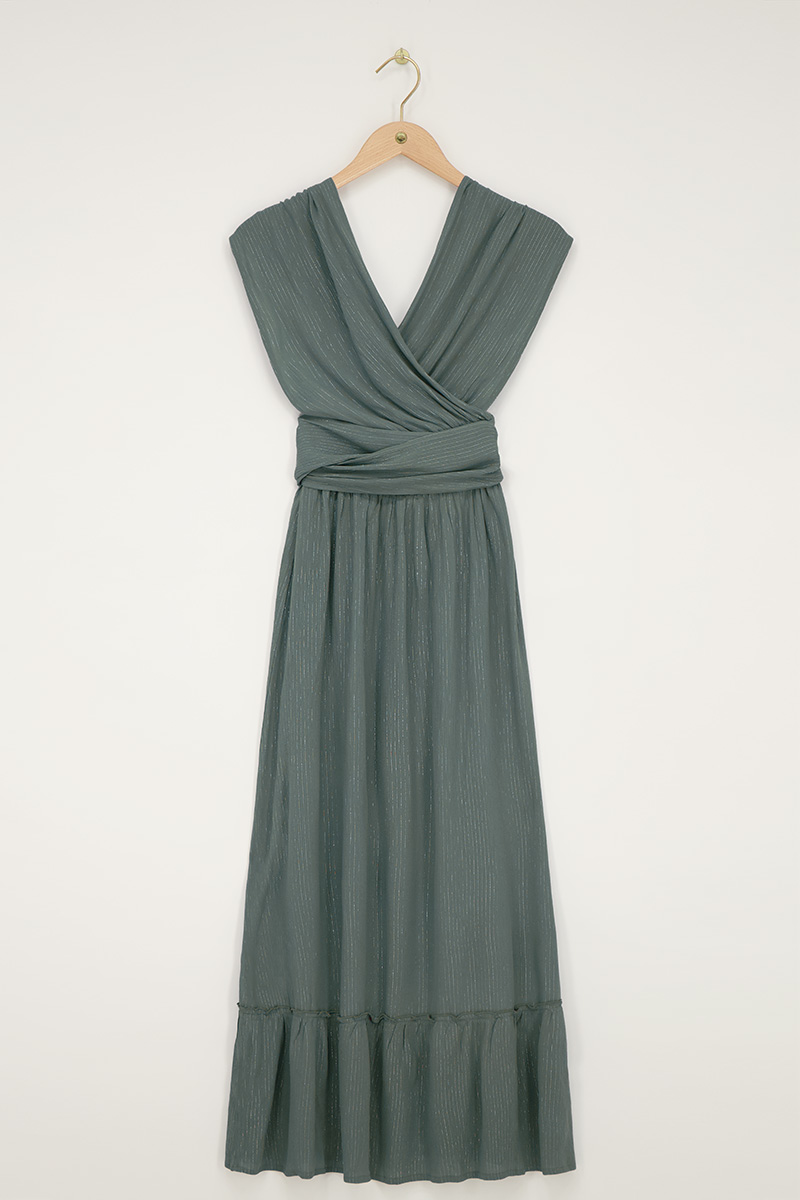 Robe longue avec lurex | - My jewellery - Modalova