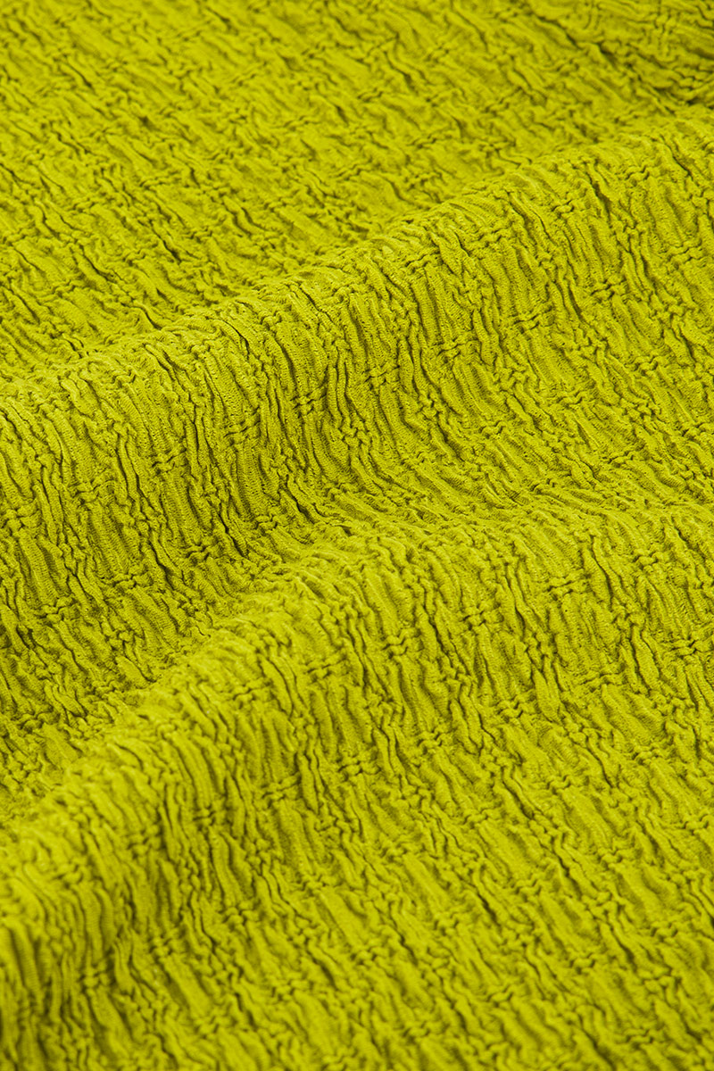 Green wide leg trousers with structure | My Jewellery