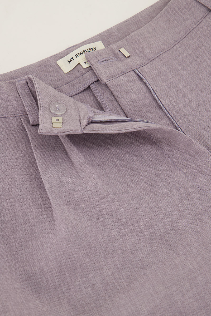 Grey trousers with pleats | My Jewellery