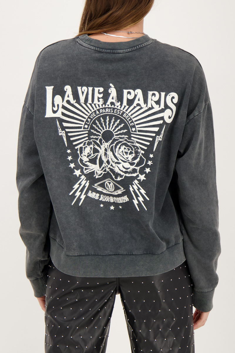 Grey sweater la vie a Paris | My Jewellery