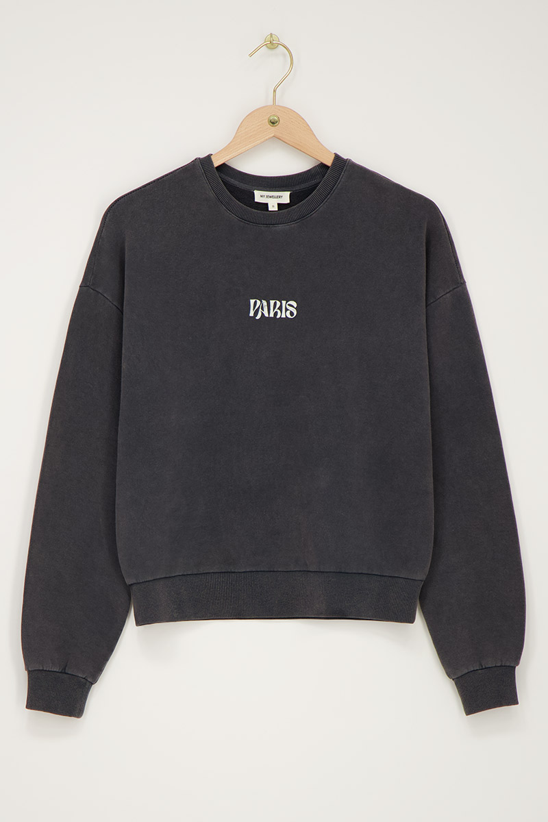 Sweat Paris fleuri | - My jewellery - Modalova