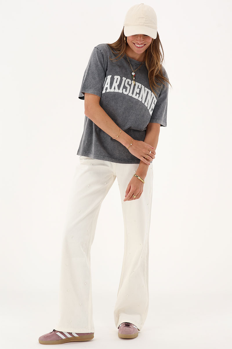 Grey T-shirt "Parisienne" | My Jewellery