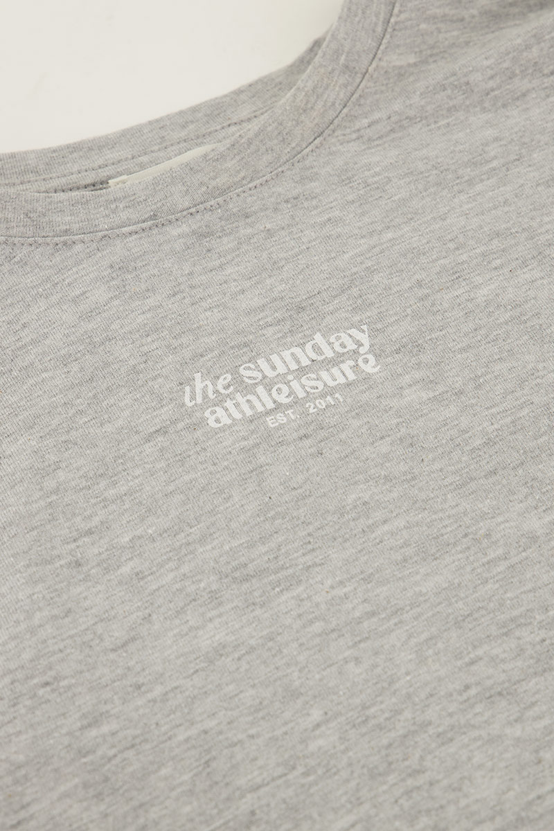 Grey T-shirt sports and patches | My Jewellery