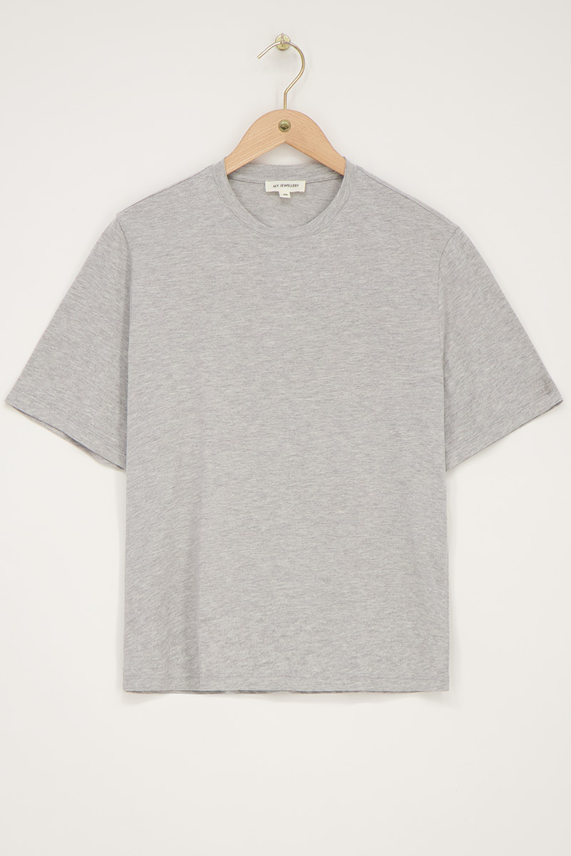 Grey T-shirt "Amour" | My Jewellery