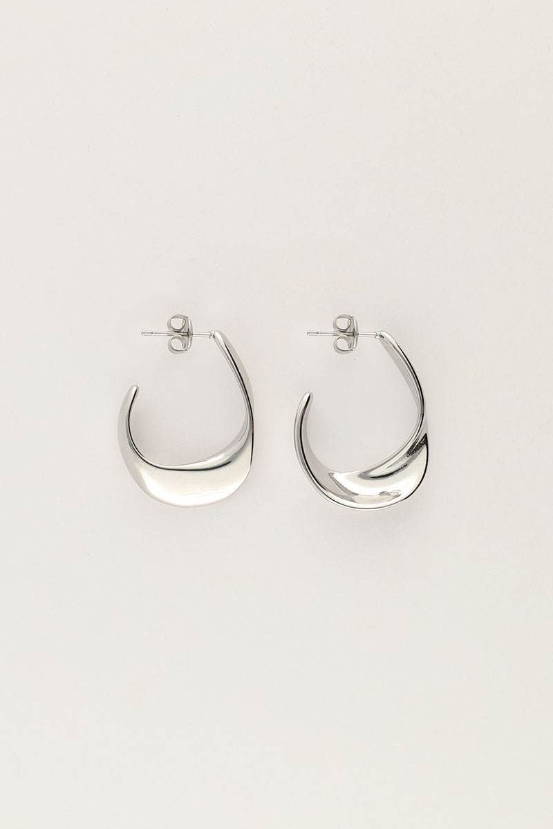Earrings open oval thin | My Jewellery
