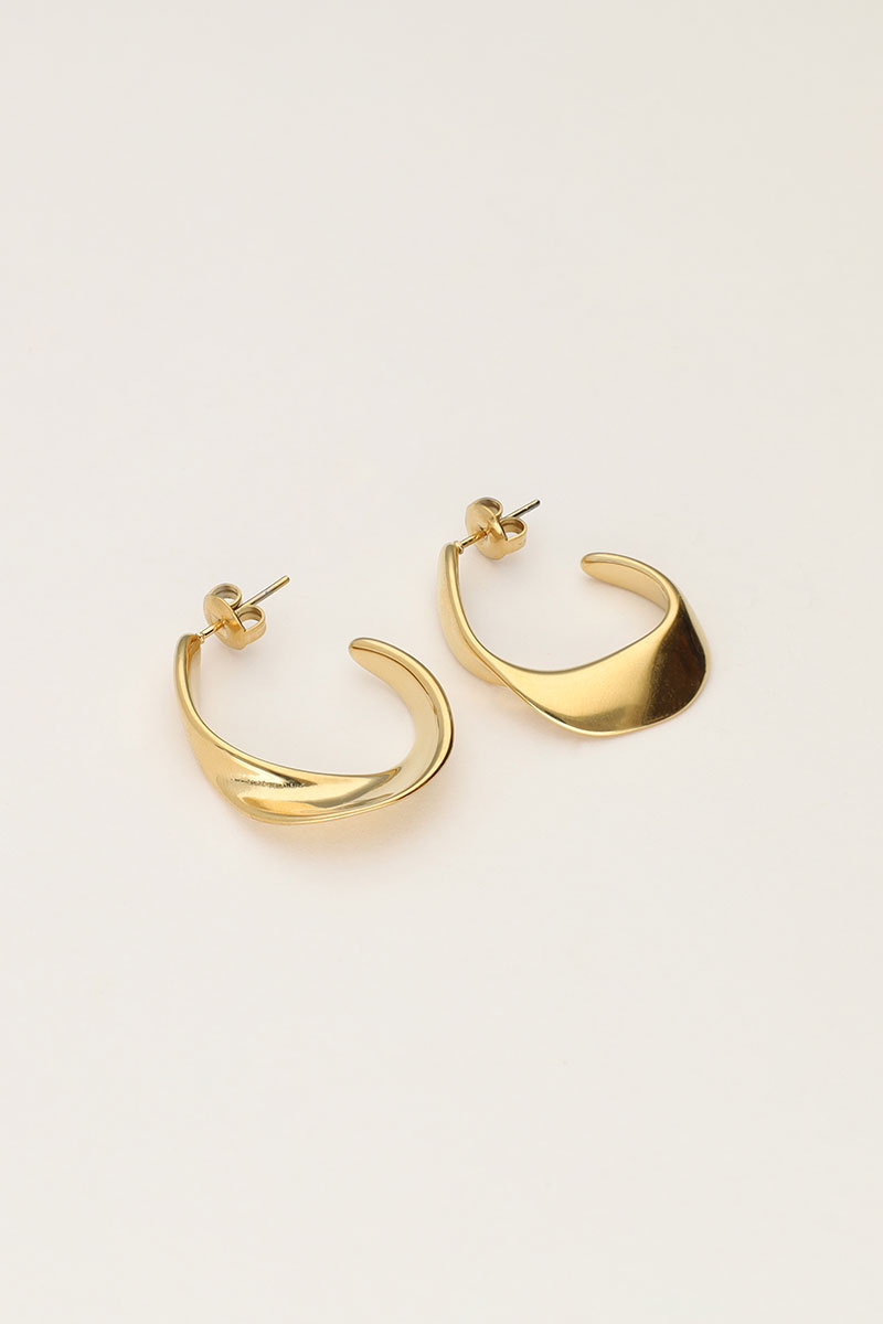 Earrings open oval thin | My Jewellery