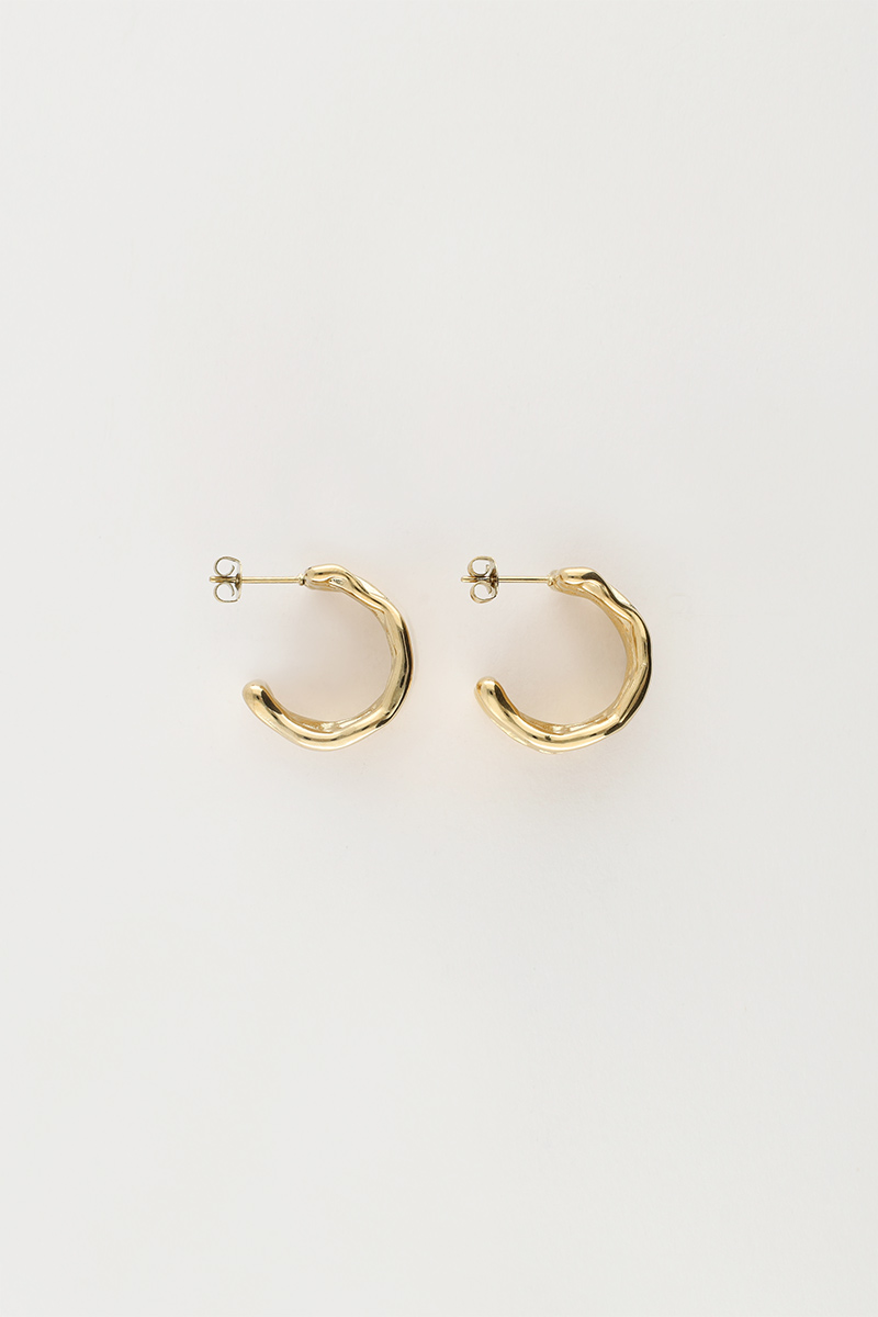 Earrings vintage "hammered" | My Jewellery