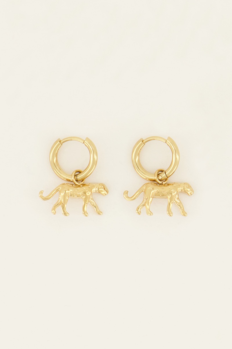 Ohrringe mit Leoparden-Anhänger | My Jewellery