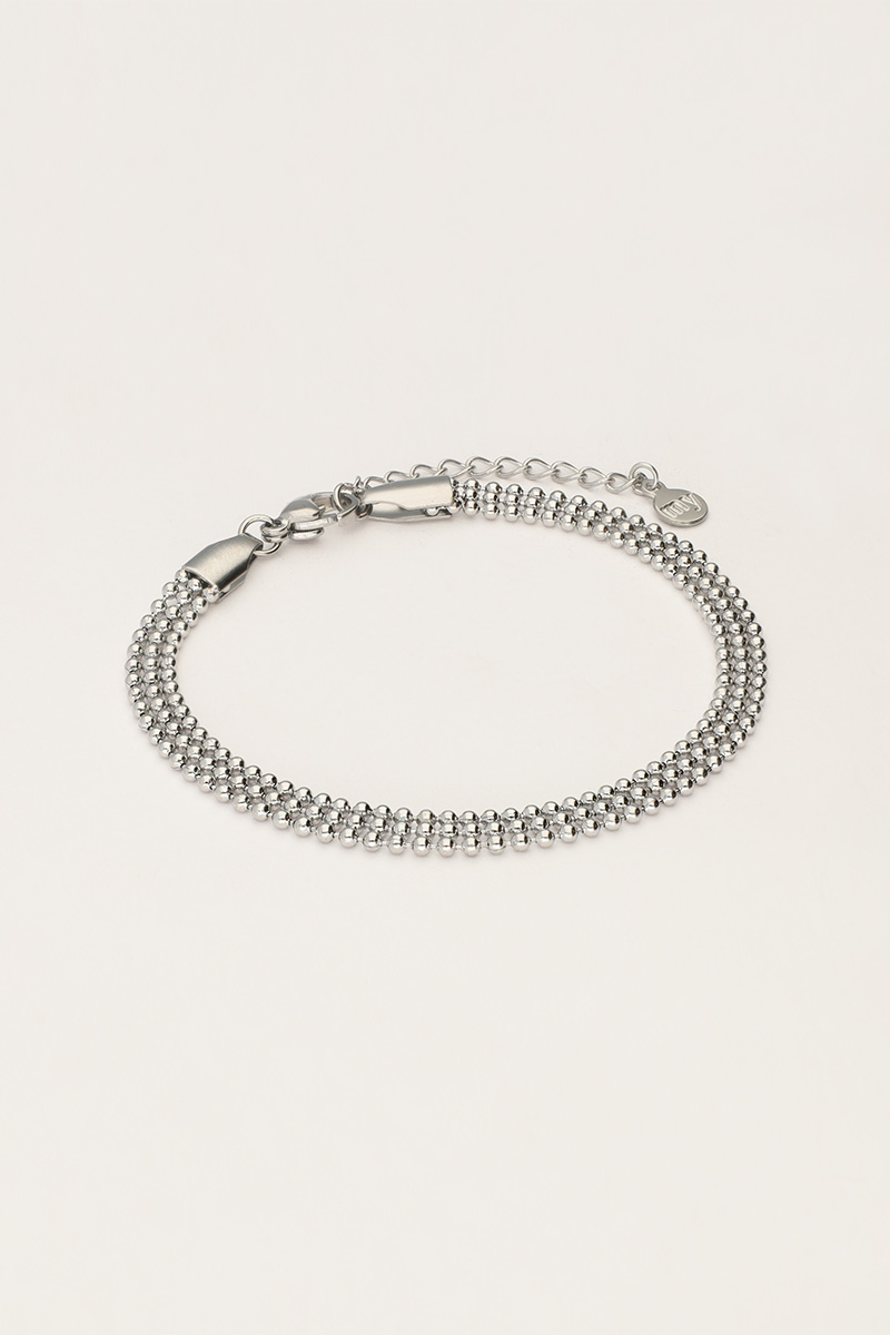 Iconic armband met bolletjes