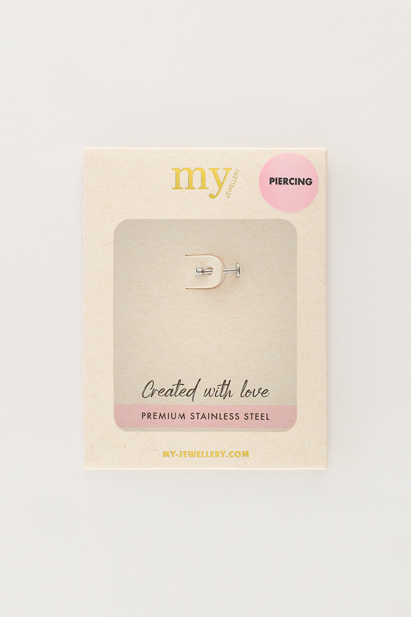 Iconic ear piercing with rhinestone | My Jewellery