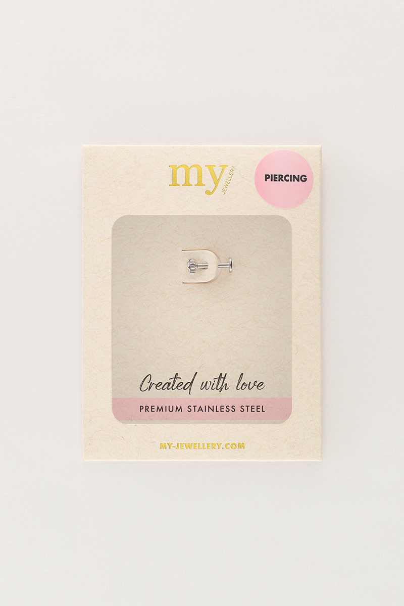 Iconic ear piercing with rhinestones | My Jewellery